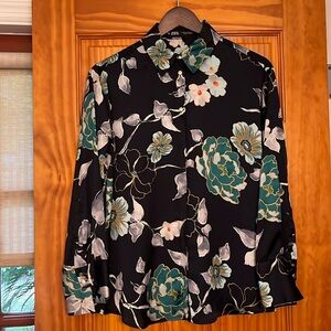 ZARA - FLORAL PRINT SHIRT - MULTICOLORED.